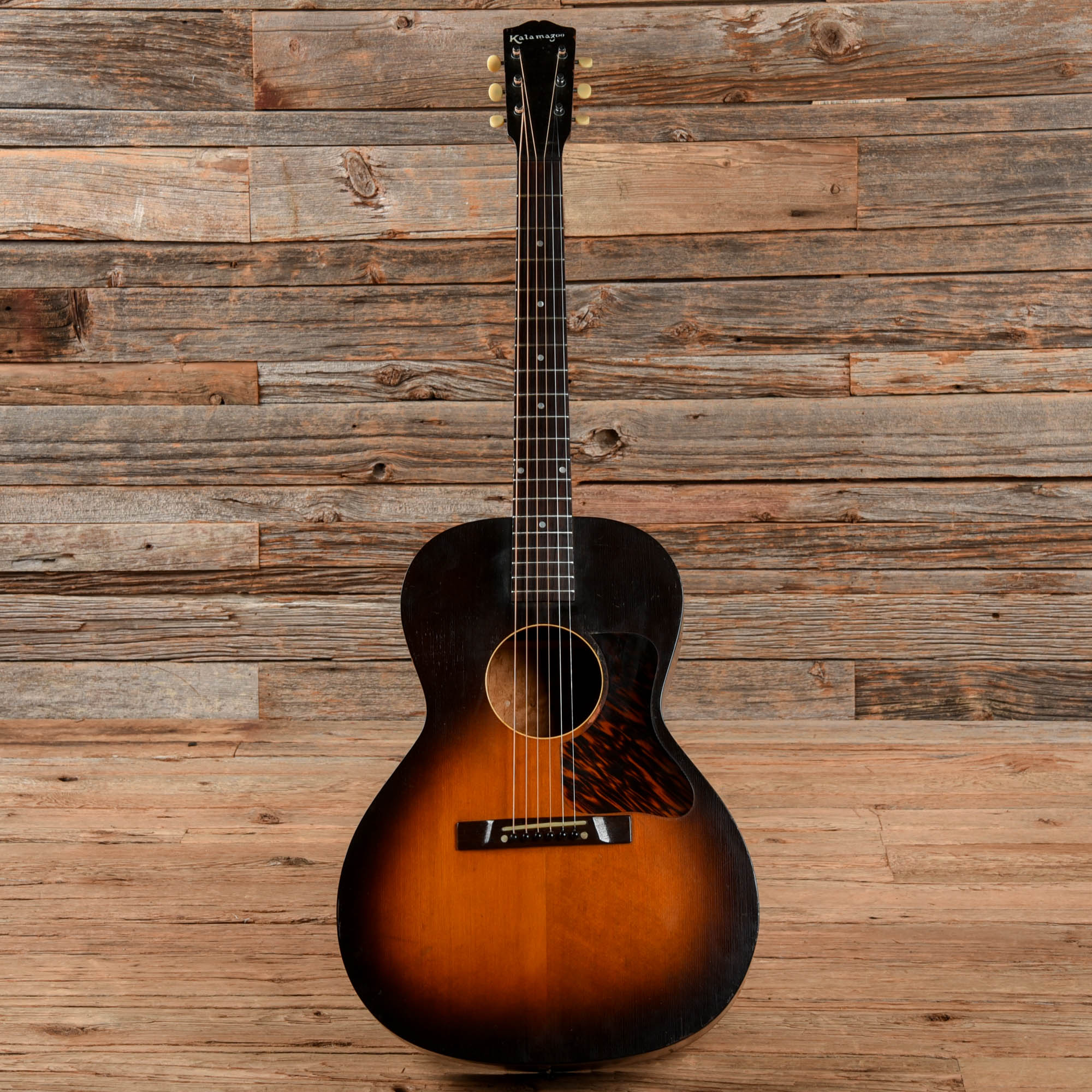 Kalamazoo KGN-12 Rare Maple Back and Sides Sunburst 1941 Acoustic Guitars / Concert