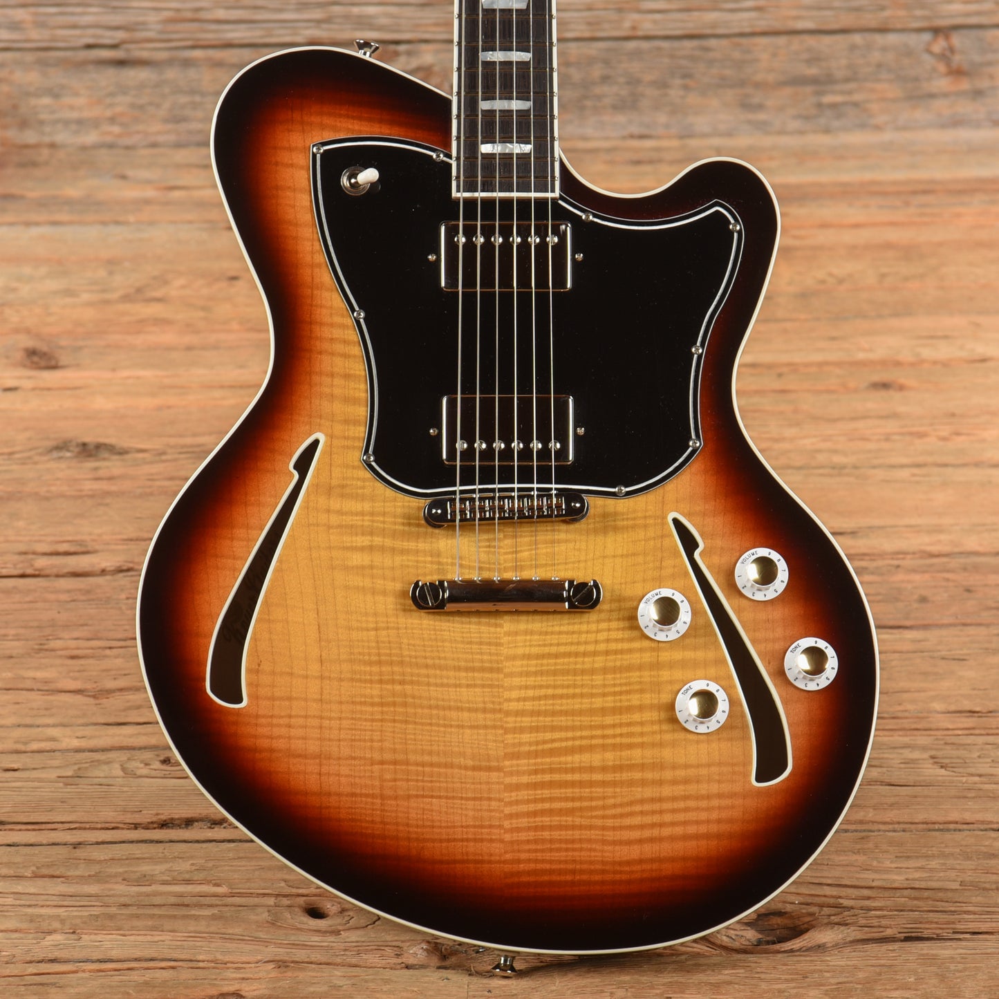 Kauer Super Chief Sunburst Electric Guitars / Semi-Hollow