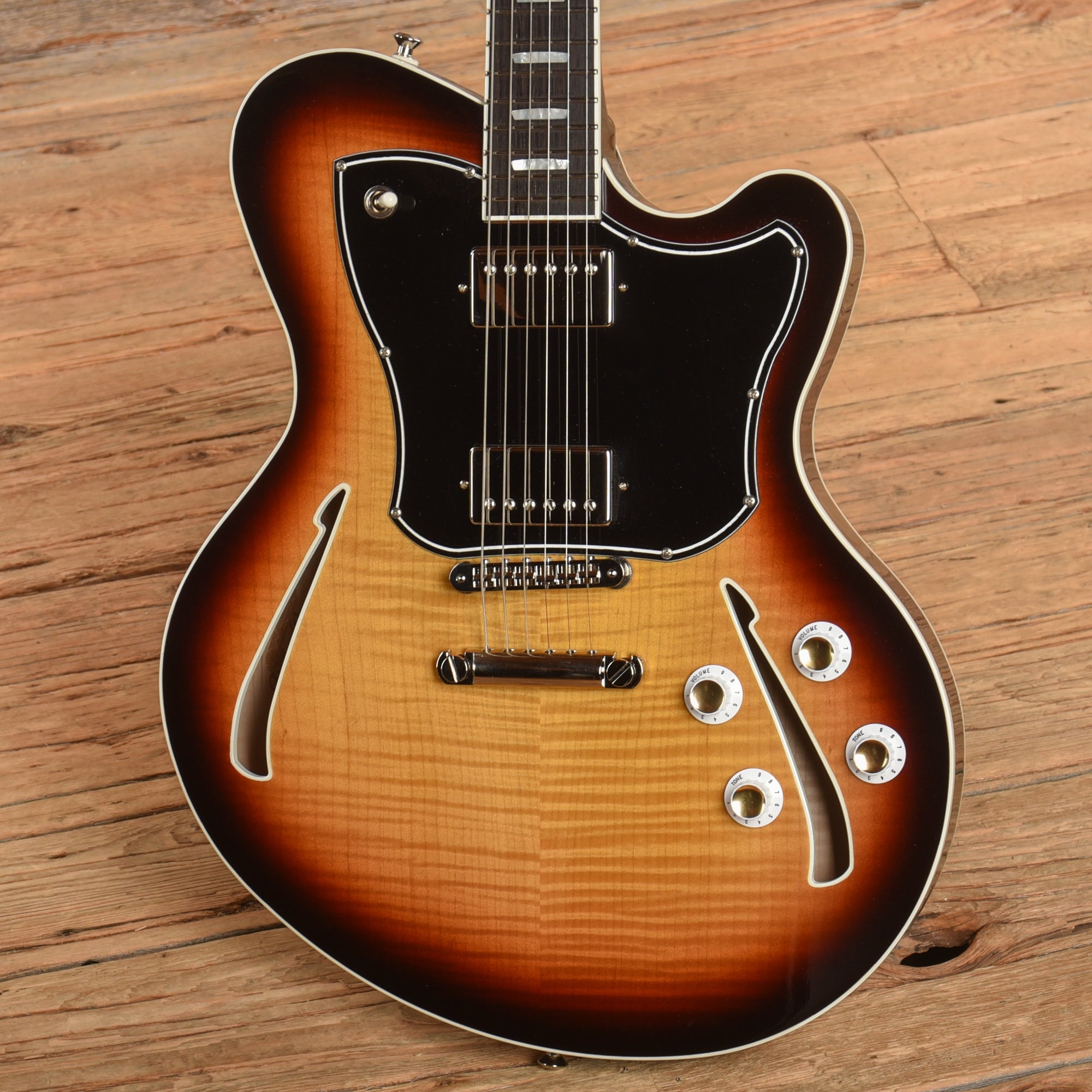 Kauer Super Chief Sunburst Electric Guitars / Semi-Hollow