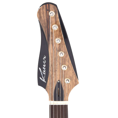 Kauer 2023 Limited Banshee Standard #10 of 10 Black Limba with White Purfling Natural Electric Guitars / Solid Body