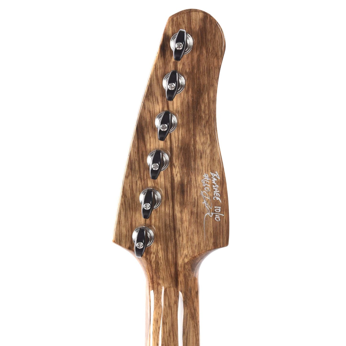 Kauer 2023 Limited Banshee Standard #10 of 10 Black Limba with White Purfling Natural Electric Guitars / Solid Body