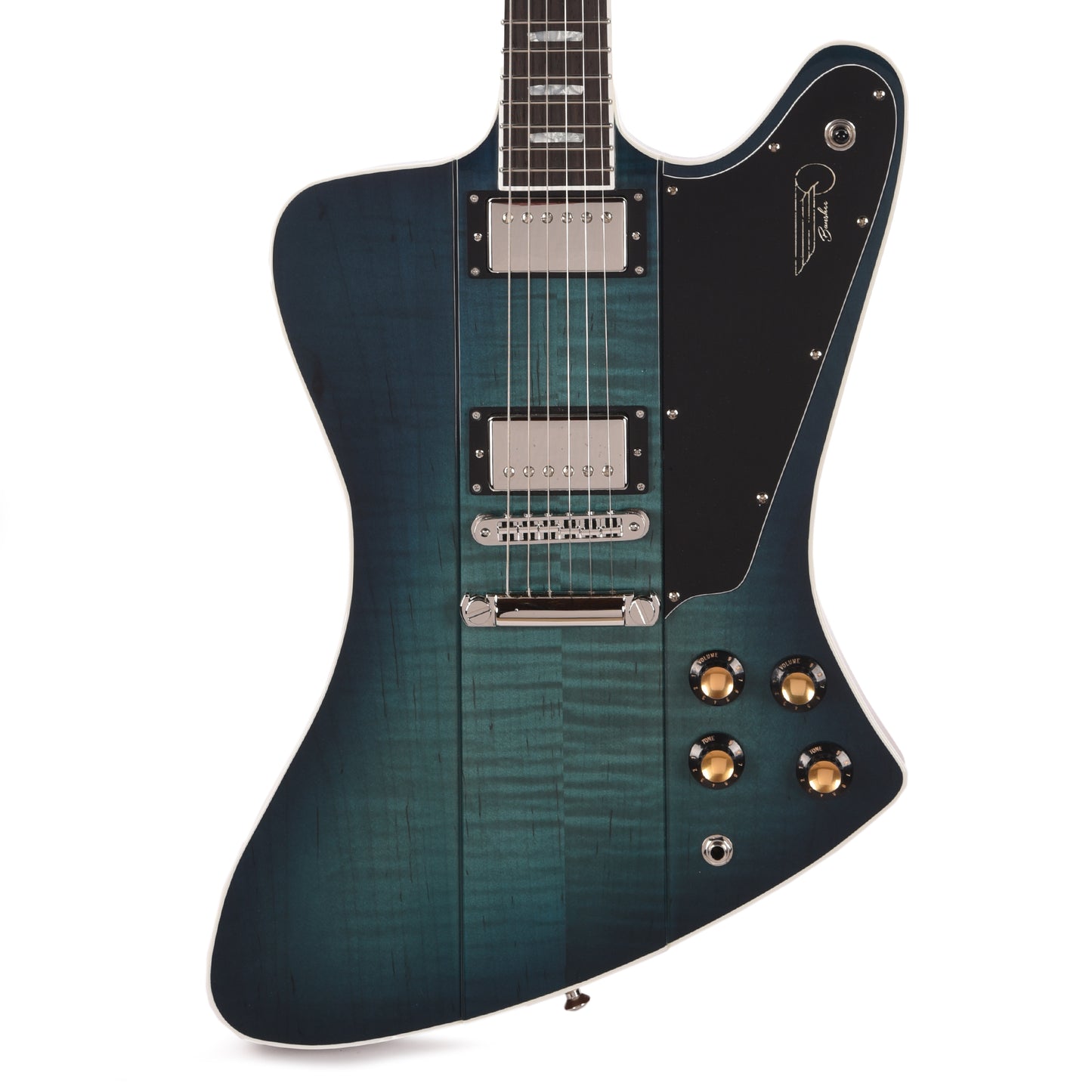 Kauer Banshee Deluxe Jungle Water w/Wolfetone Kauerbuckers Electric Guitars / Solid Body
