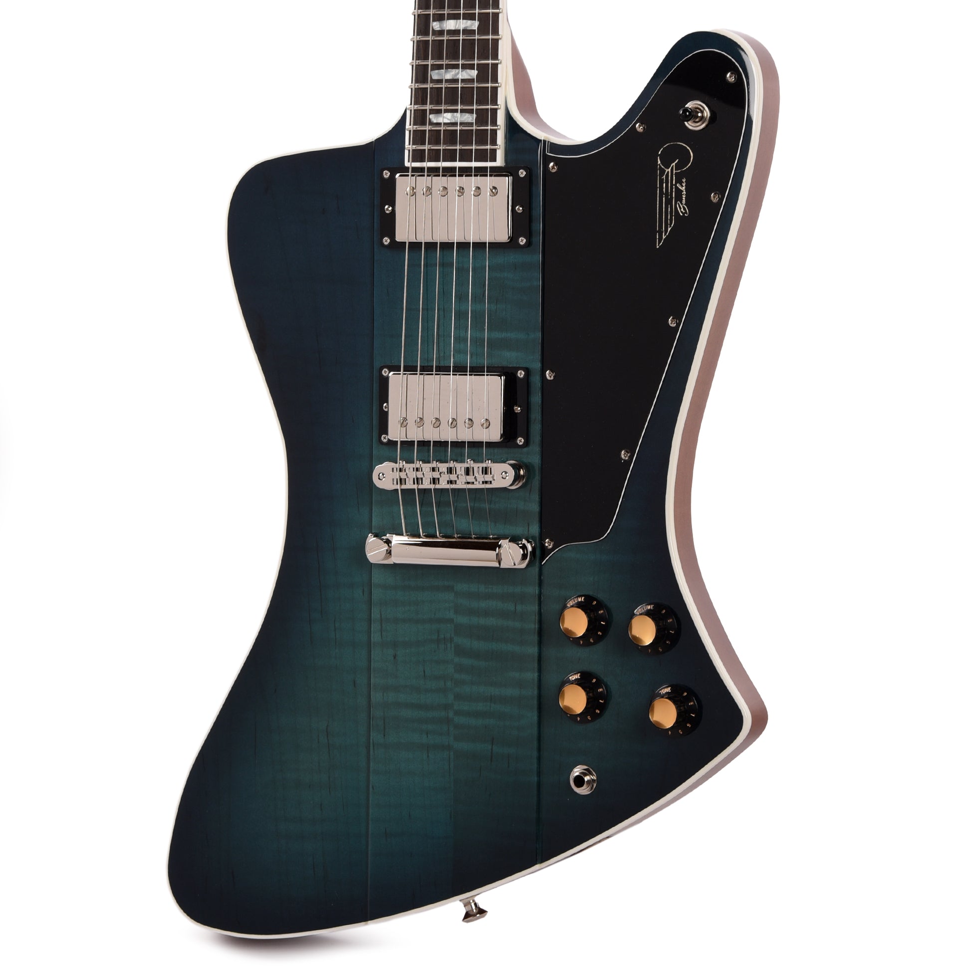 Kauer Banshee Deluxe Jungle Water w/Wolfetone Kauerbuckers Electric Guitars / Solid Body