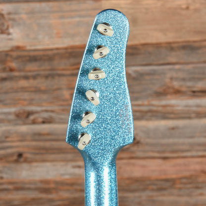 Kauer Banshee Jr. Blue Sparkle Electric Guitars / Solid Body
