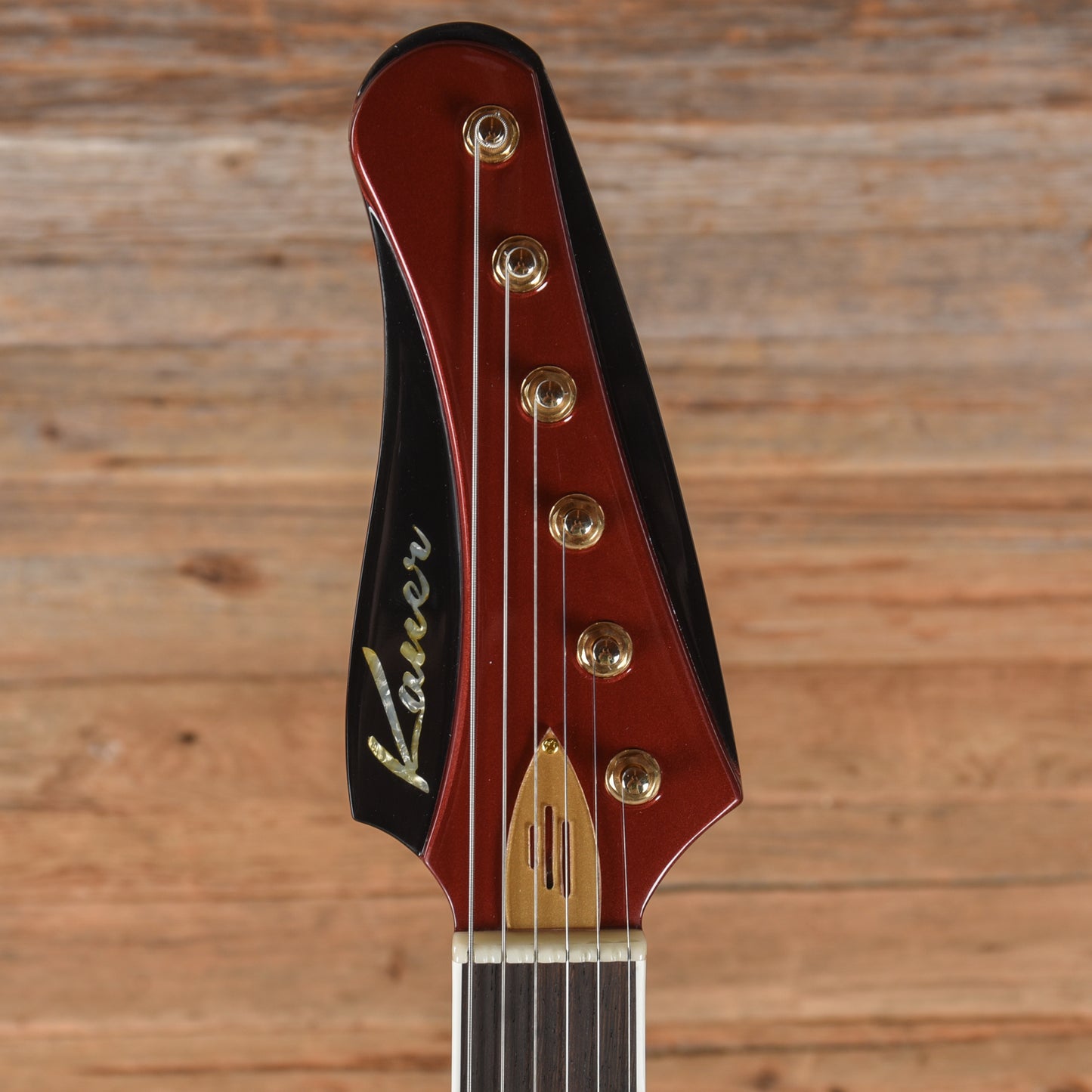 Kauer Banshee Jr Redwood Metallic Electric Guitars / Solid Body