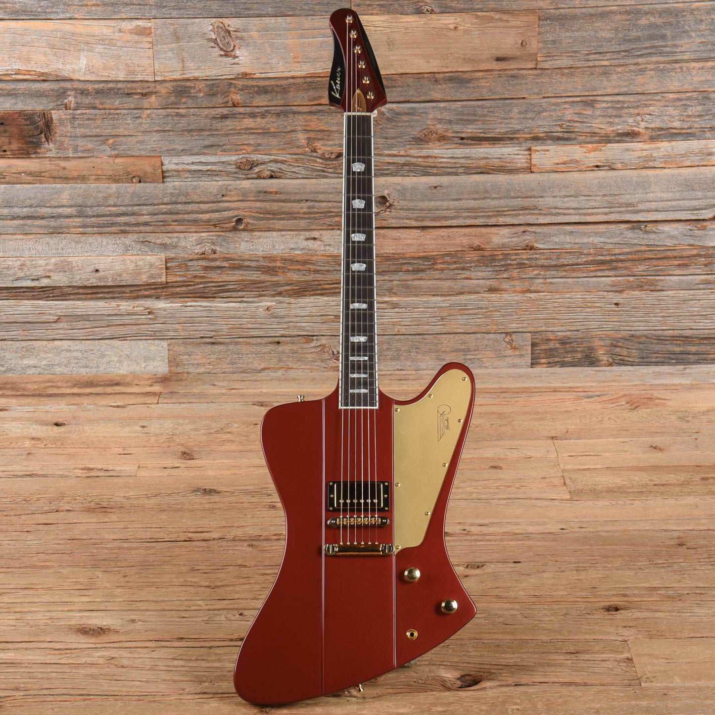 Kauer Banshee Jr Redwood Metallic Electric Guitars / Solid Body