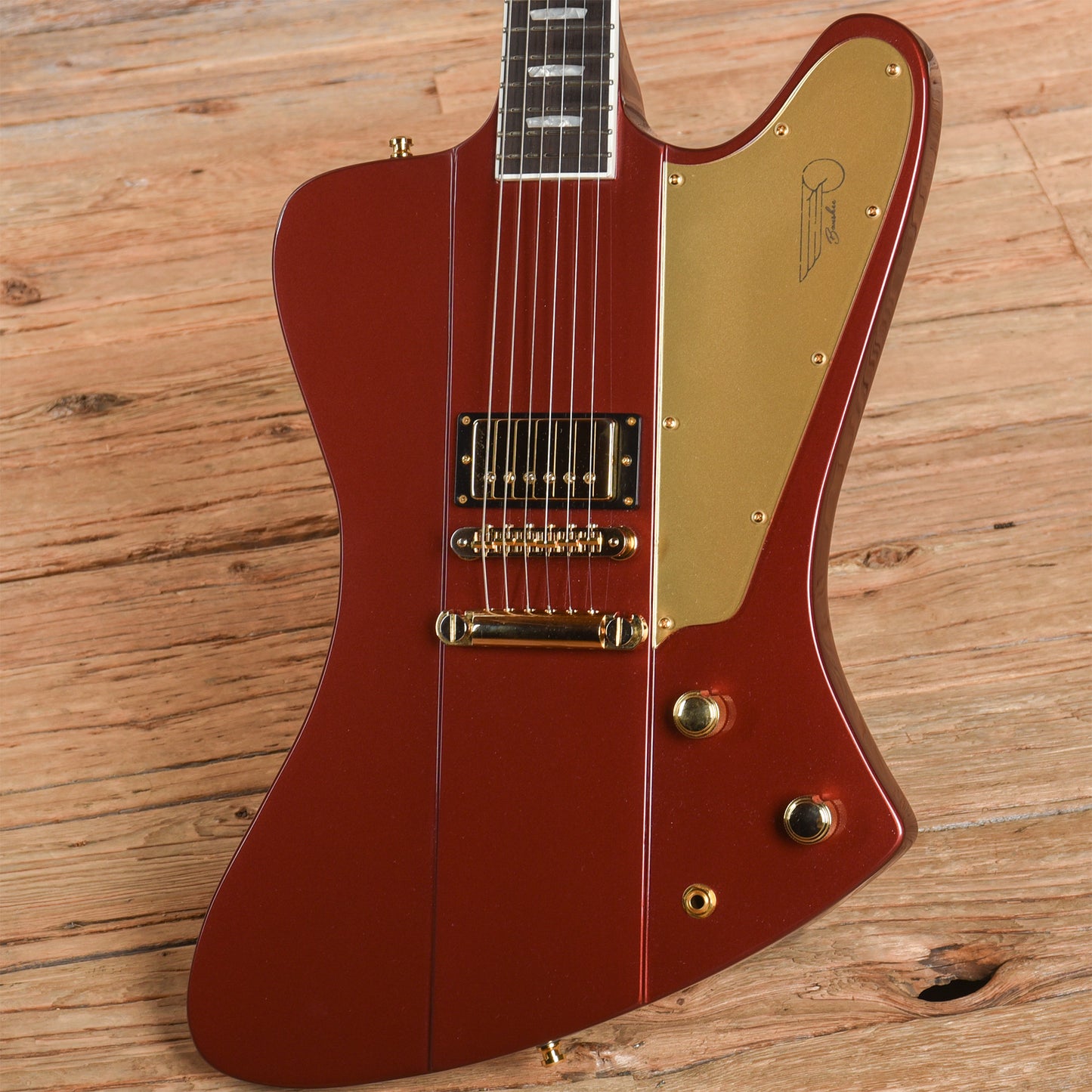 Kauer Banshee Jr Redwood Metallic Electric Guitars / Solid Body