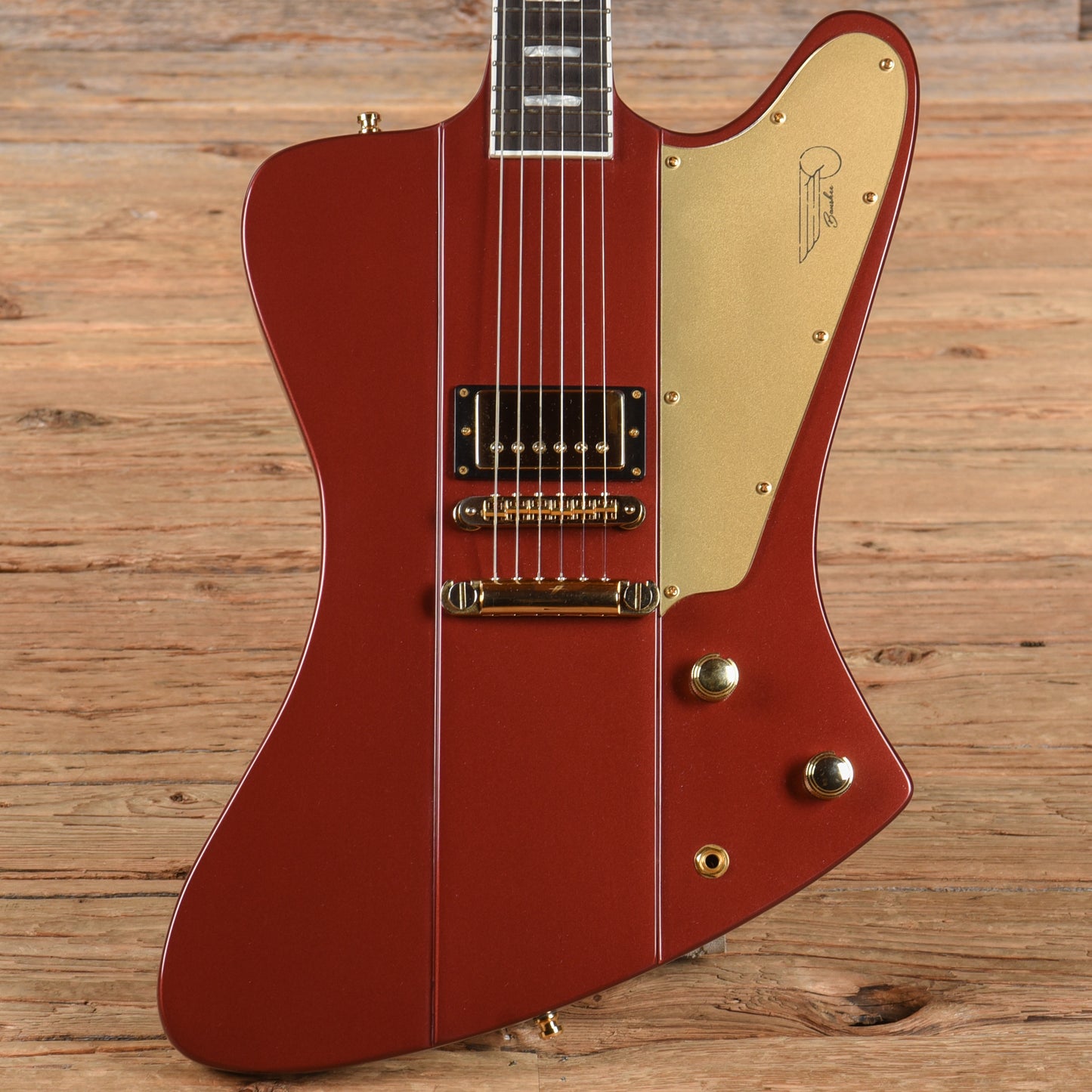 Kauer Banshee Jr Redwood Metallic Electric Guitars / Solid Body
