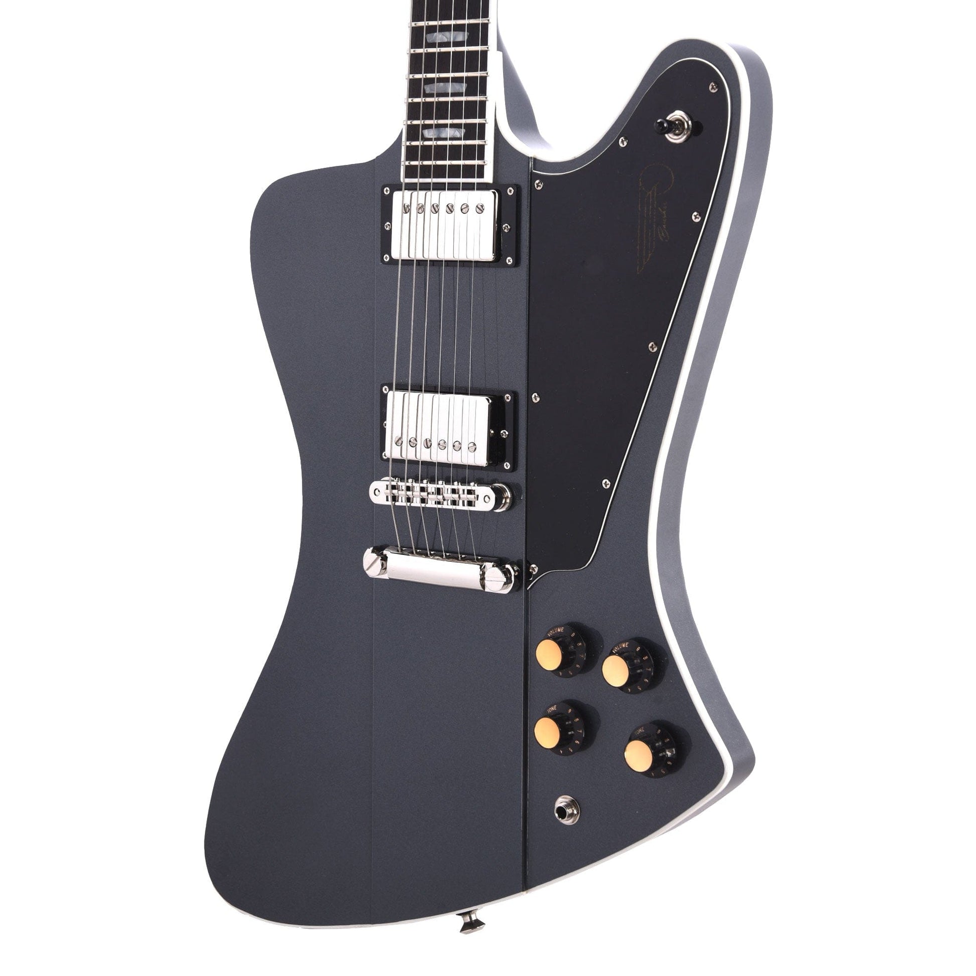 Kauer Banshee Standard Charcoal Frost w/Wolfetone Kauerbuckers Electric Guitars / Solid Body