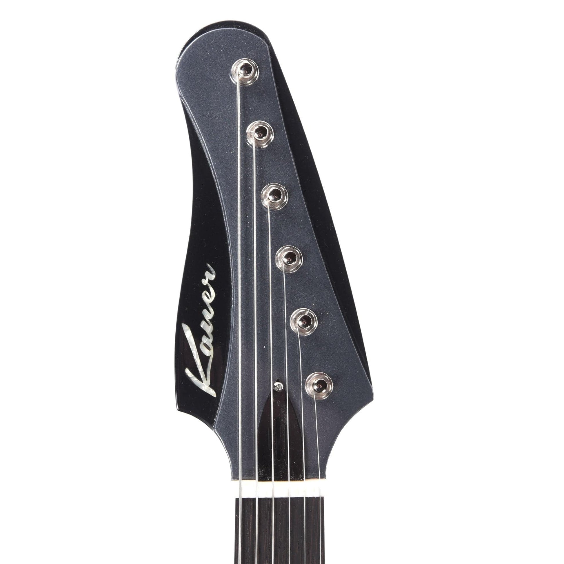 Kauer Banshee Standard Charcoal Frost w/Wolfetone Kauerbuckers Electric Guitars / Solid Body