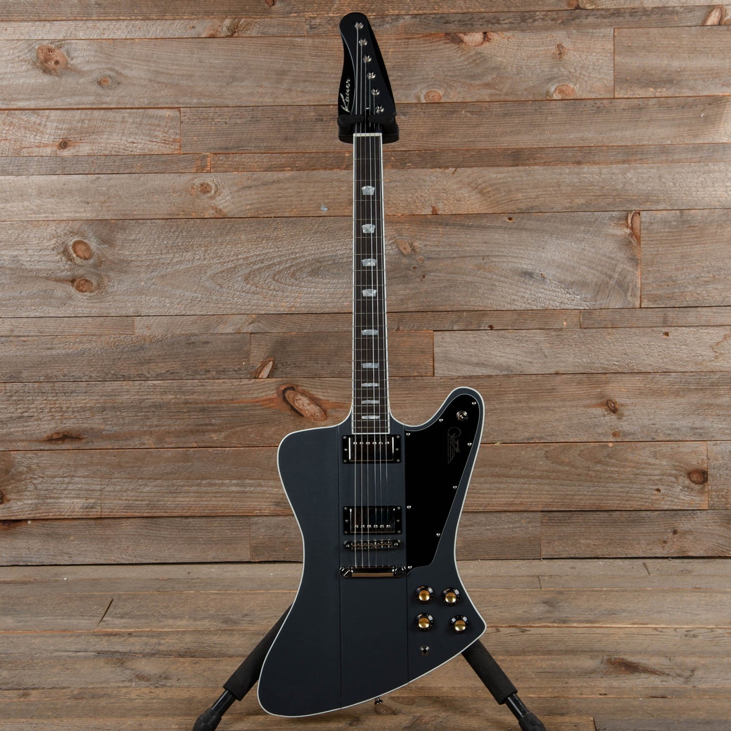 Kauer Banshee Standard Charcoal Frost w/Wolfetone Kauerbuckers Electric Guitars / Solid Body