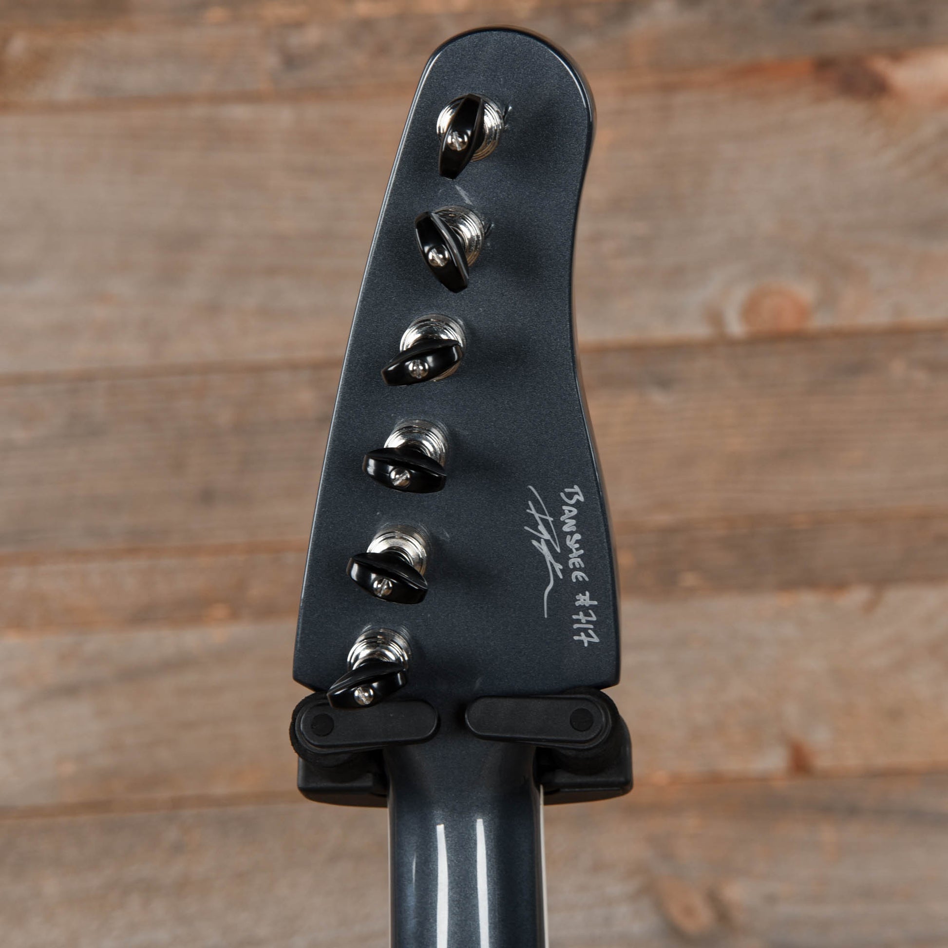 Kauer Banshee Standard Charcoal Frost w/Wolfetone Kauerbuckers Electric Guitars / Solid Body