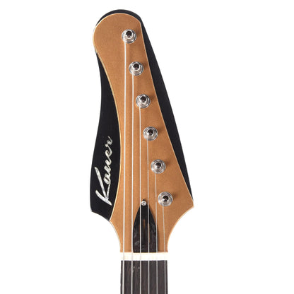Kauer Banshee Standard Goldtop Brown Mahogany Back w/Wolfetone Kauerbuckers Electric Guitars / Solid Body