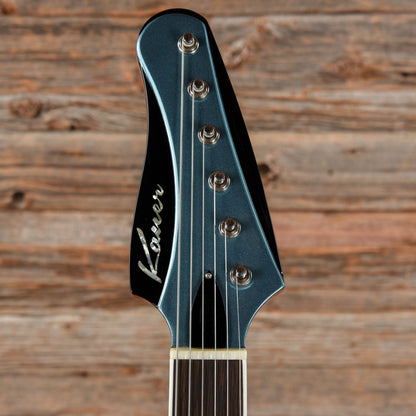 Kauer Banshee Standard Pelham Blue w/Goldfoil Pickups Electric Guitars / Solid Body