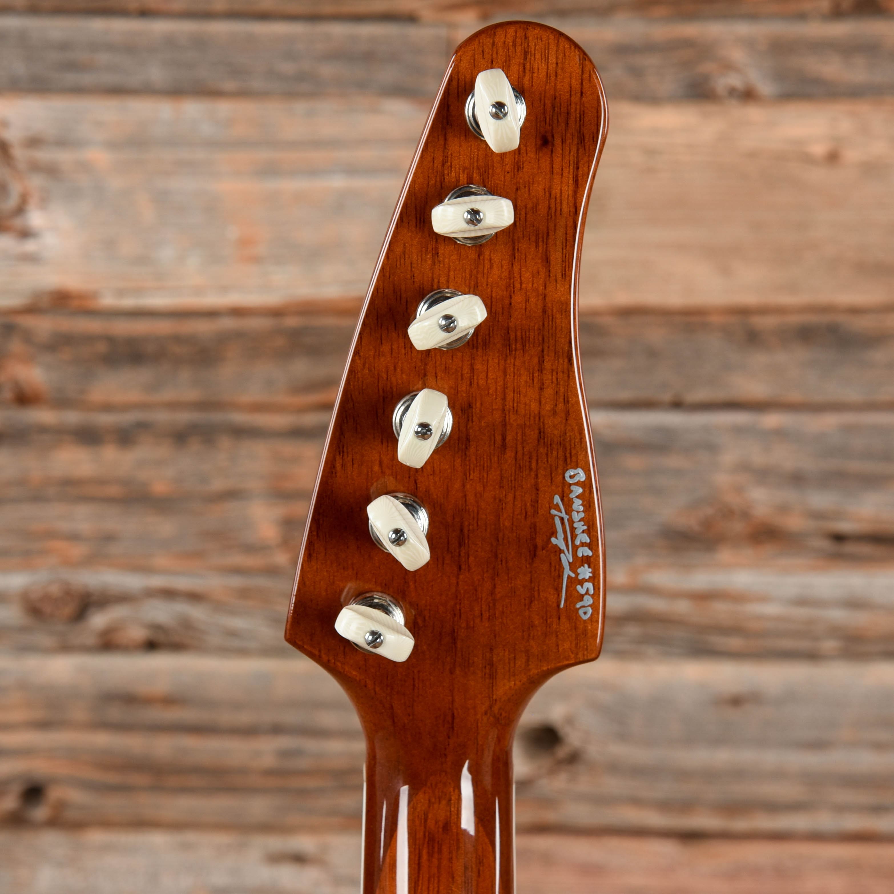 Kauer Banshee Standard Pelham Blue w/Goldfoil Pickups Electric Guitars / Solid Body