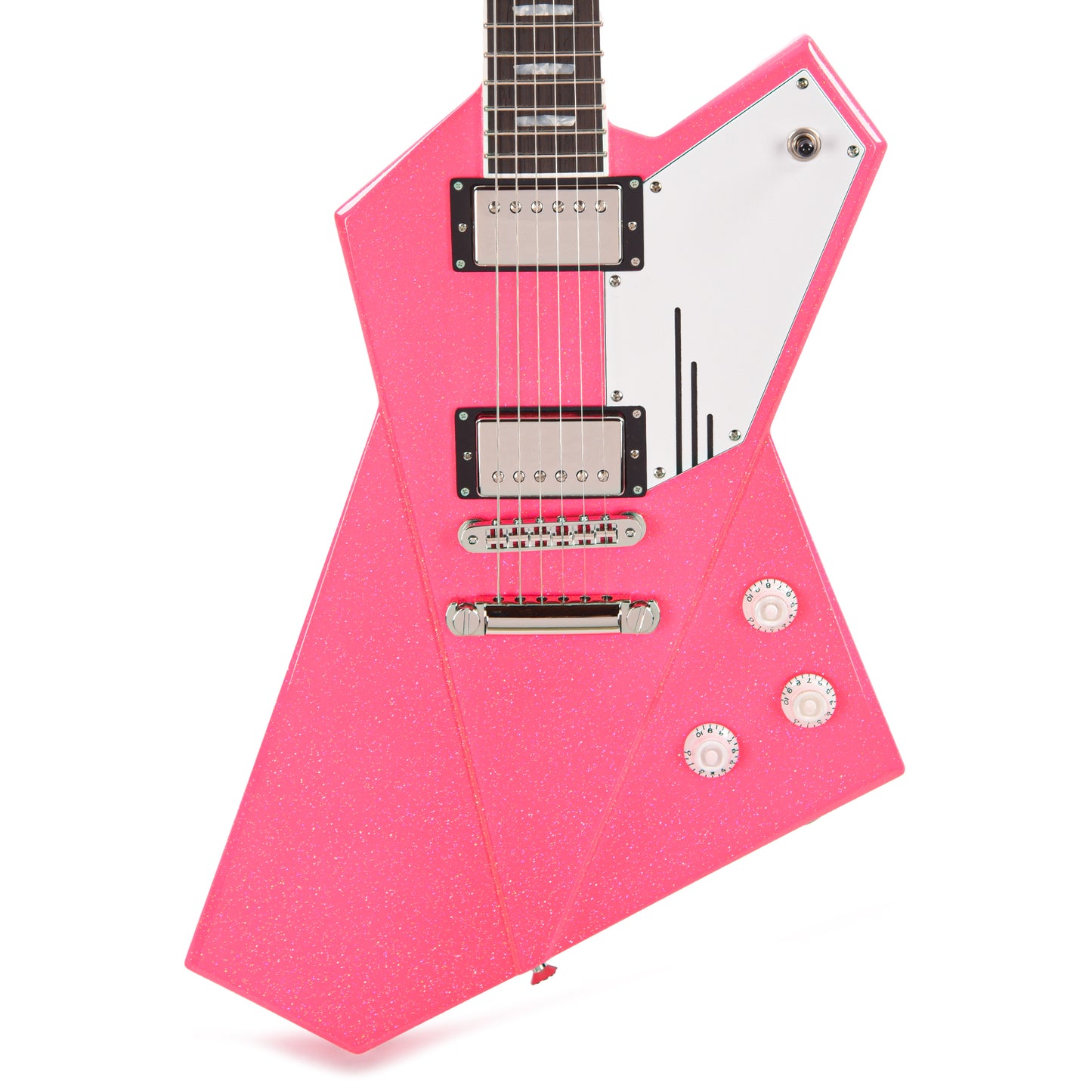 Kauer Gripen Neon Pink Sparkle Electric Guitars / Solid Body