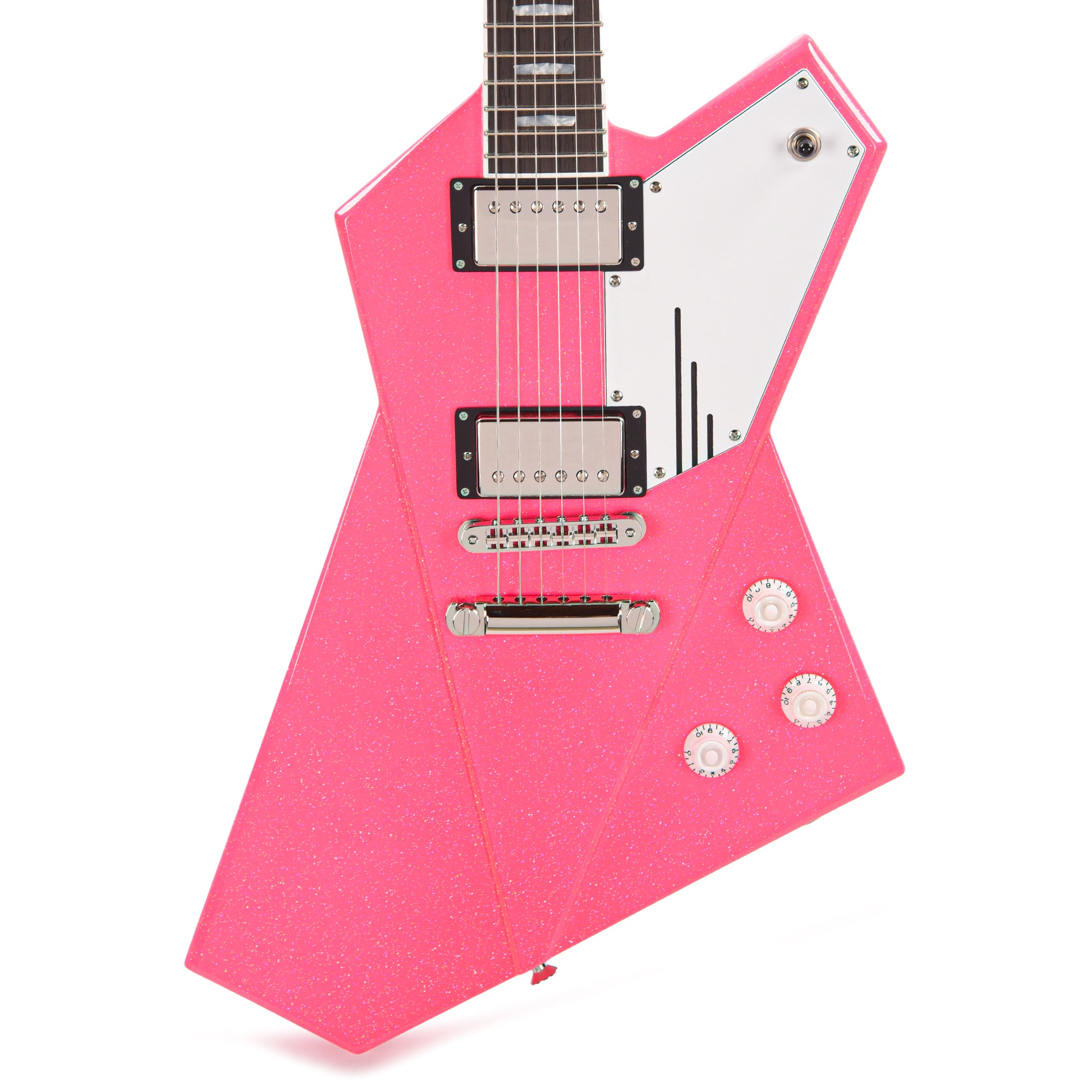 Kauer Gripen Neon Pink Sparkle Electric Guitars / Solid Body