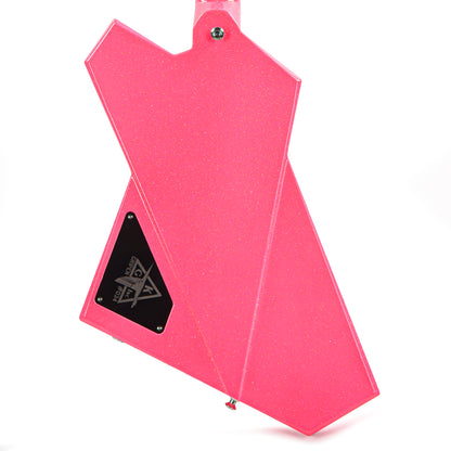 Kauer Gripen Neon Pink Sparkle Electric Guitars / Solid Body