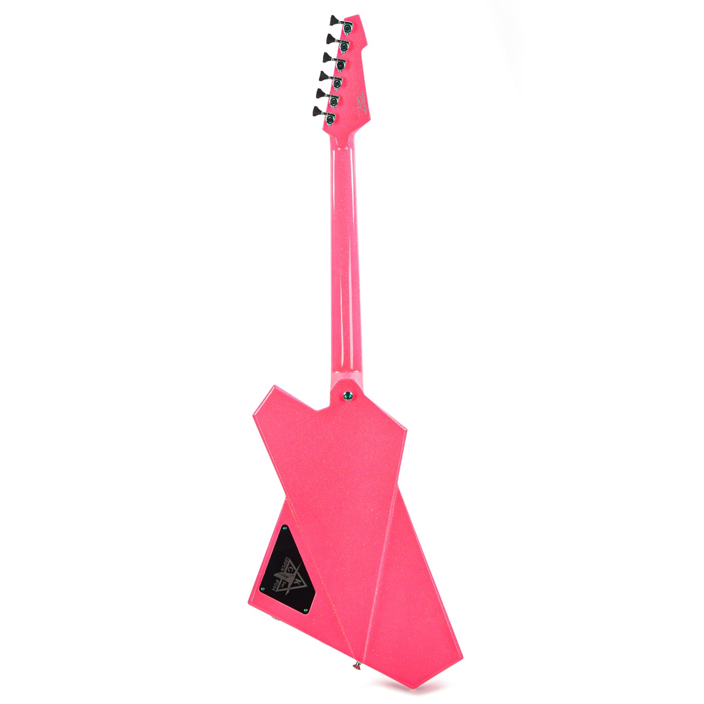 Kauer Gripen Neon Pink Sparkle Electric Guitars / Solid Body