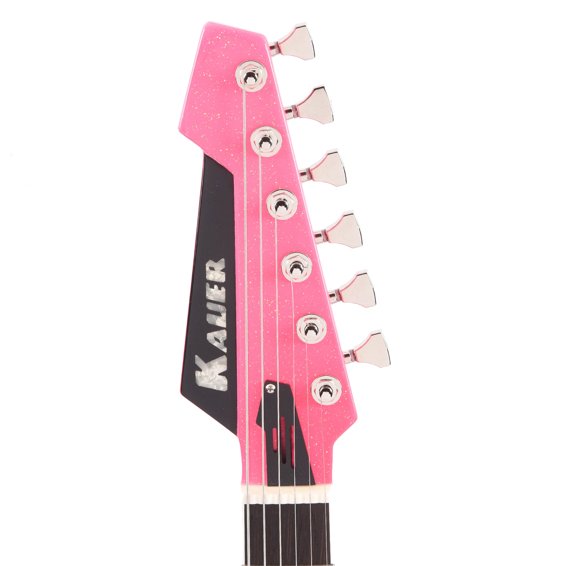 Kauer Gripen Neon Pink Sparkle Electric Guitars / Solid Body