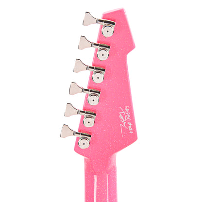 Kauer Gripen Neon Pink Sparkle Electric Guitars / Solid Body