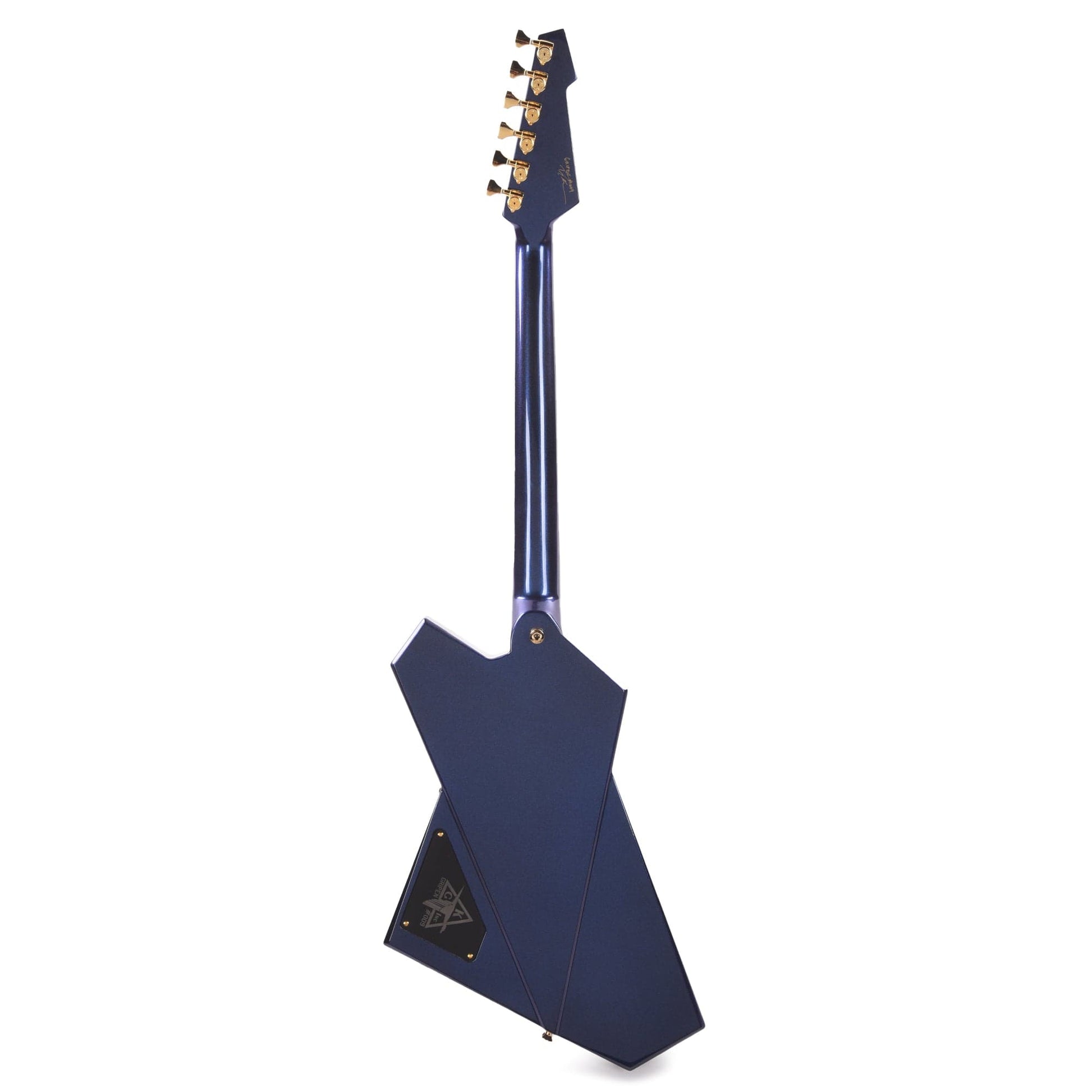 Kauer Gripen Standard Black Pearl Metallic w/Gold Pickguard & Kauerbuckers Electric Guitars / Solid Body