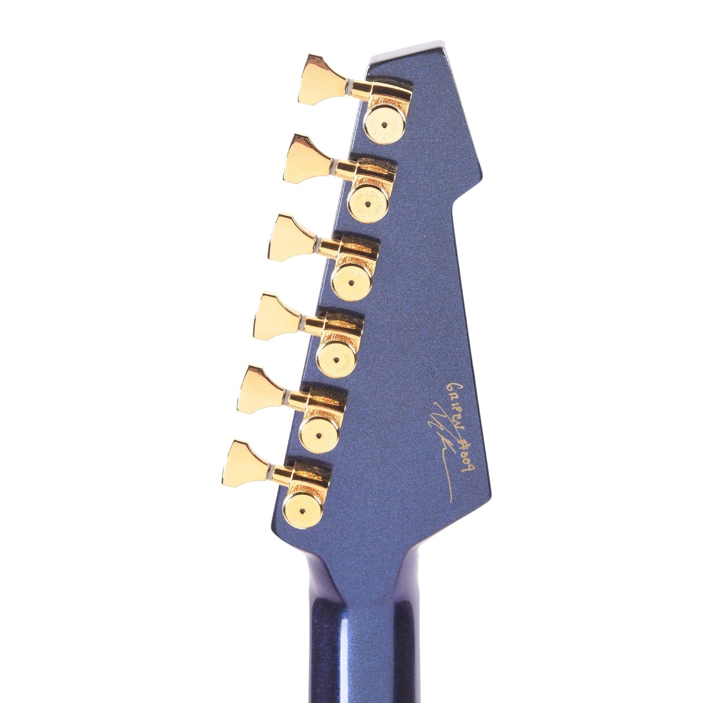 Kauer Gripen Standard Black Pearl Metallic w/Gold Pickguard & Kauerbuckers Electric Guitars / Solid Body