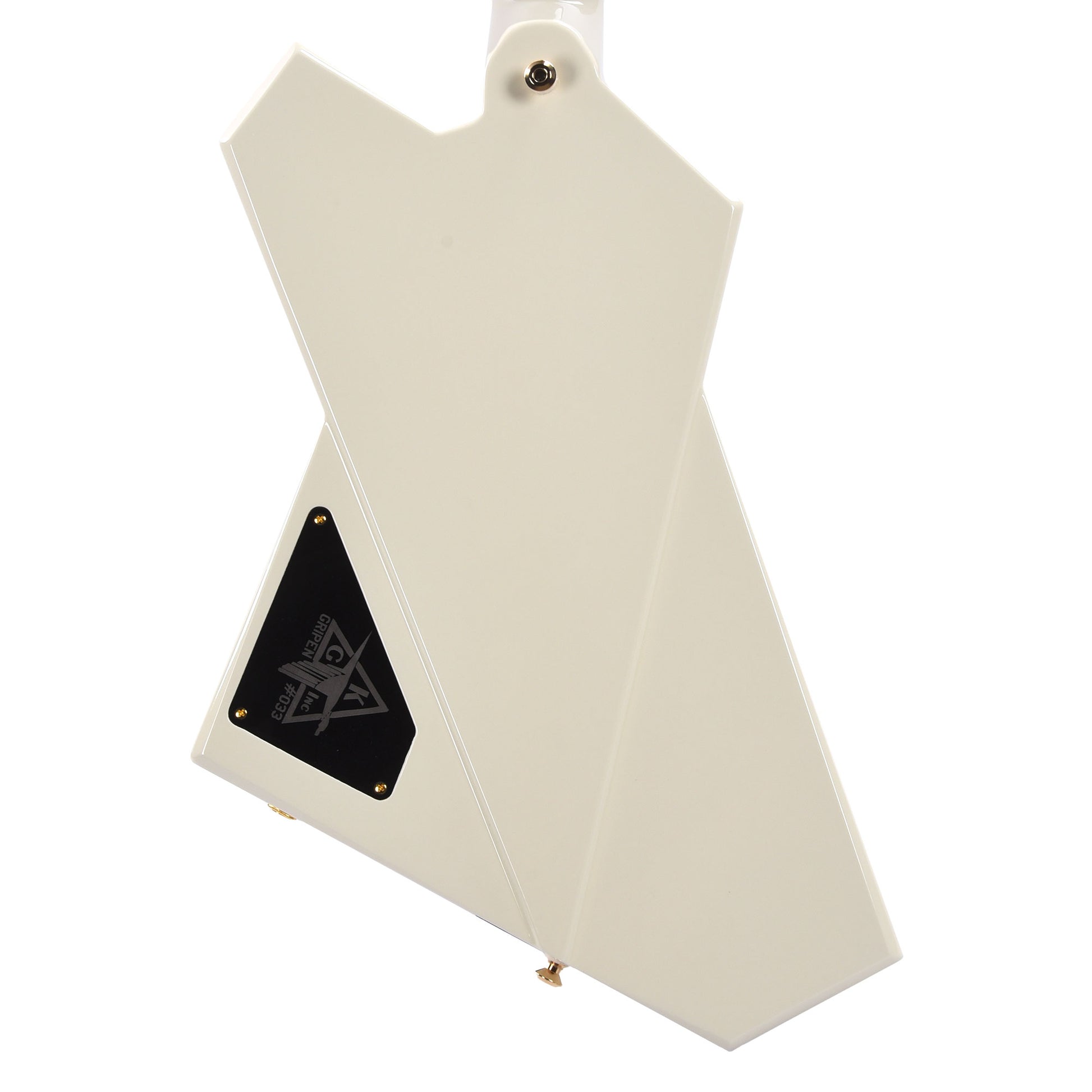 Kauer Gripen Standard Olympic White w/Gold Kauerbuckers Electric Guitars / Solid Body