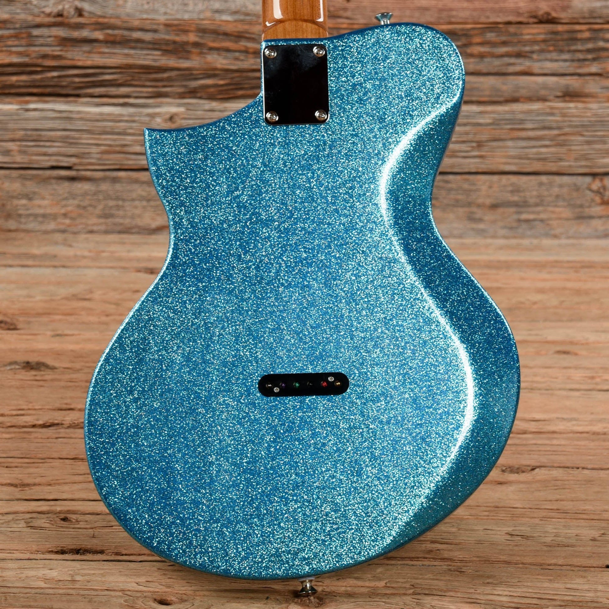 Kauer Korona Sky Blue Flake Electric Guitars / Solid Body