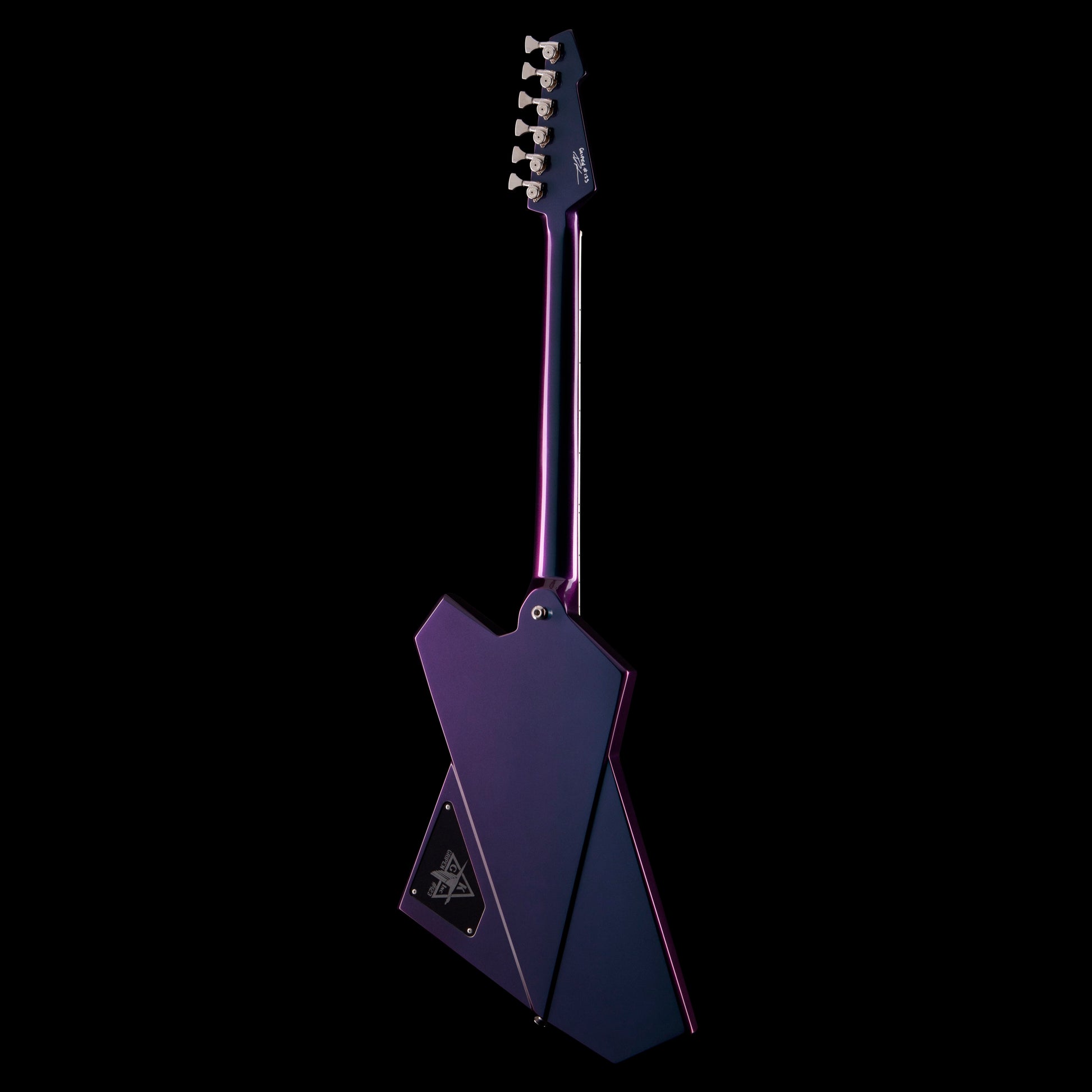 Kauer Gripen Chameleon Cyan to Purple w/Wolfetone Kauer’buckers