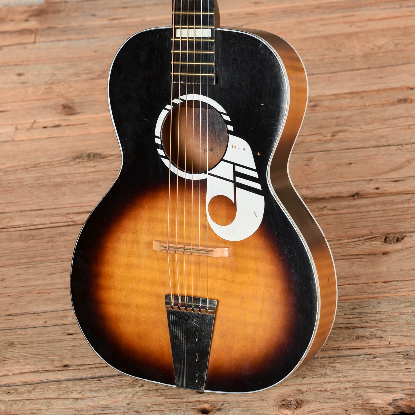 Kay N-5 Sunburst Acoustic Guitars / Concert