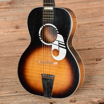 Kay N-5 Sunburst Acoustic Guitars / Concert