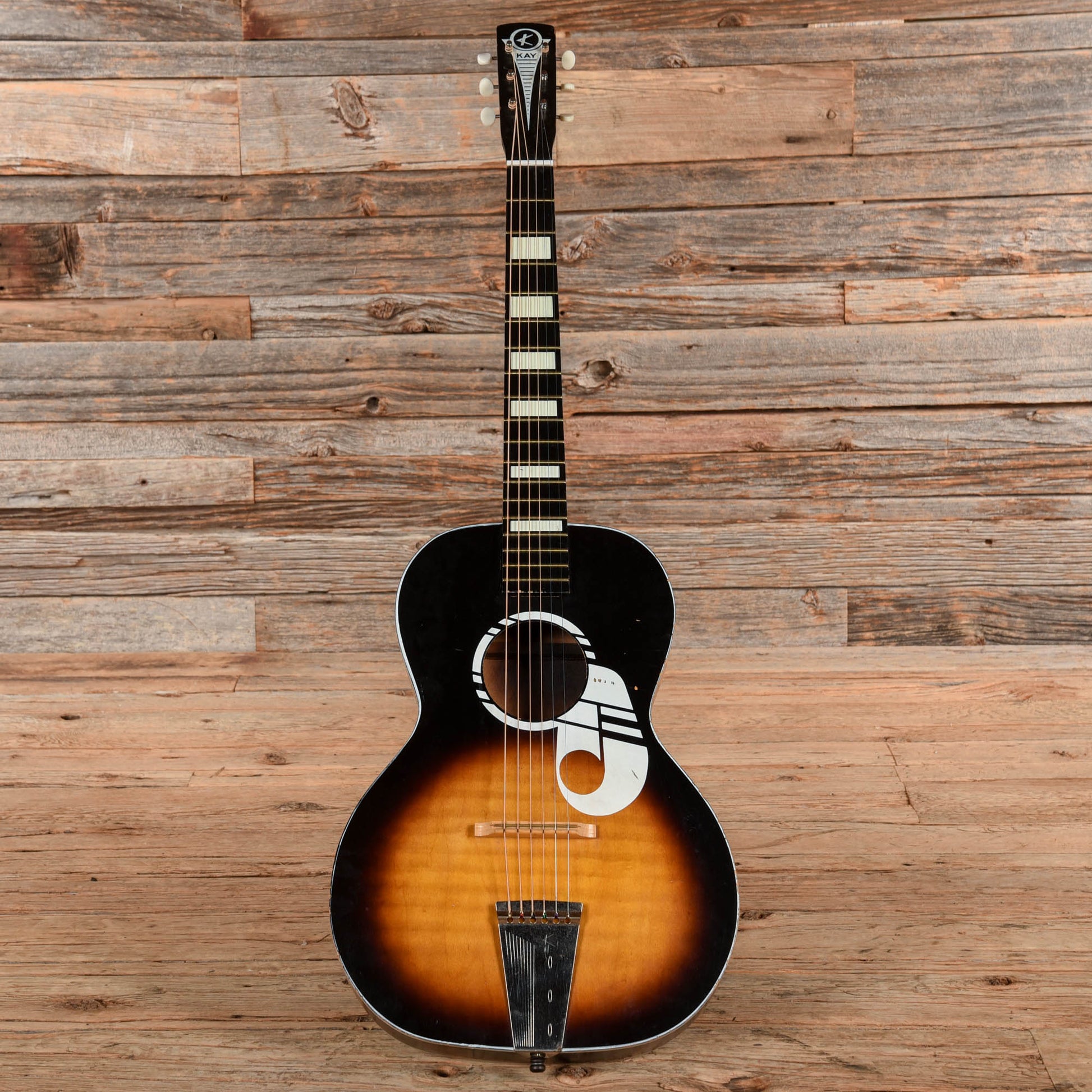 Kay N-5 Sunburst Acoustic Guitars / Concert