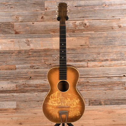 Kay Trail Driver Parlor Guitar Tan 1950s Acoustic Guitars