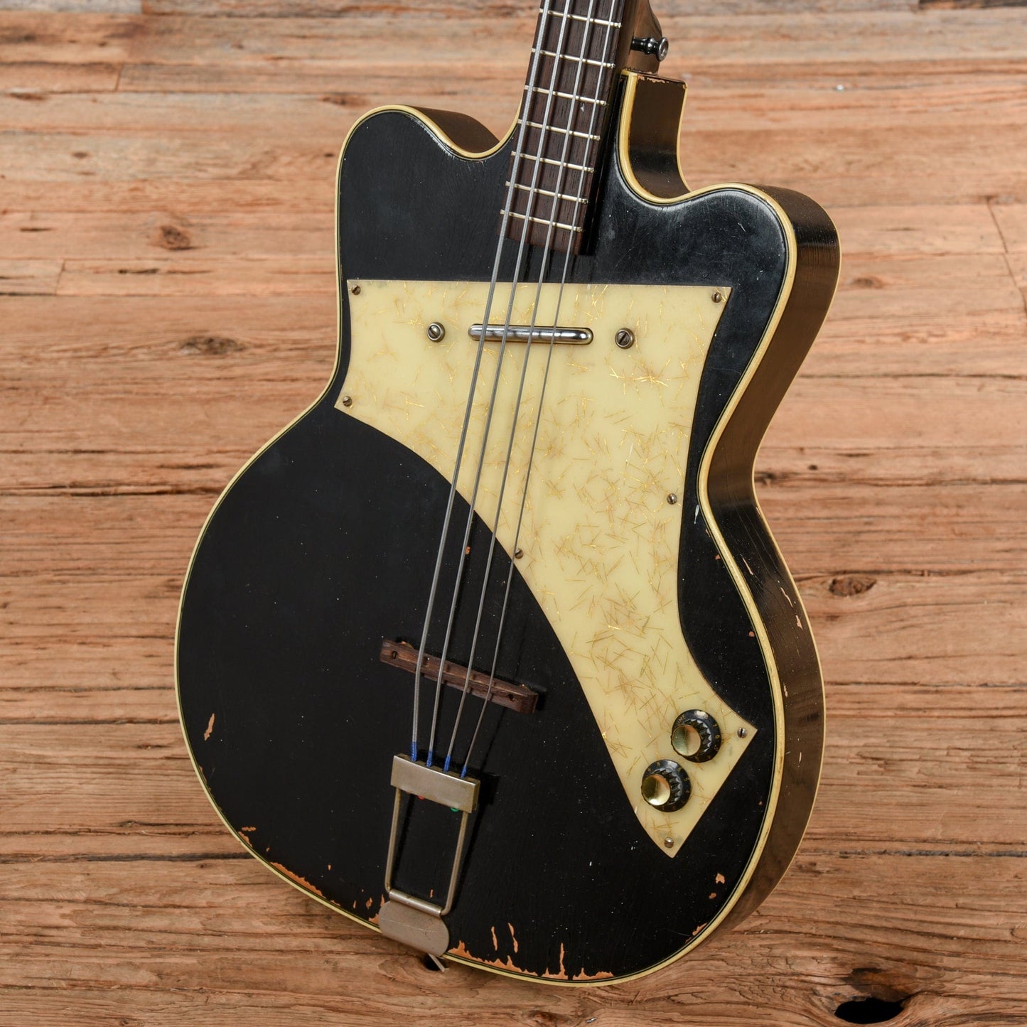 Kay Jazz Special Black 1960s Bass Guitars / 4-String