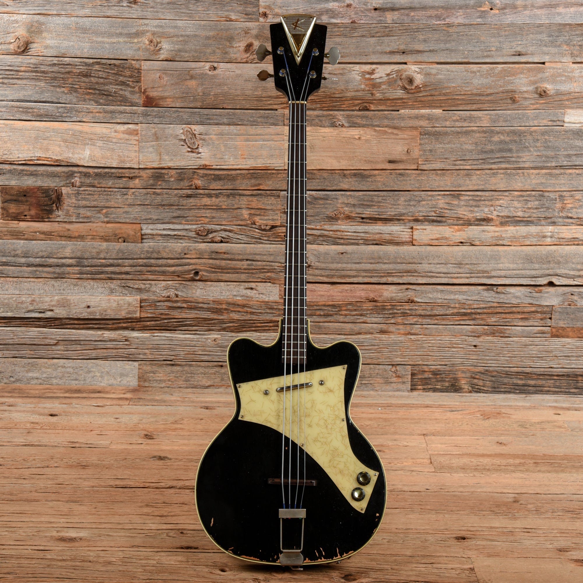 Kay Jazz Special Black 1960s Bass Guitars / 4-String