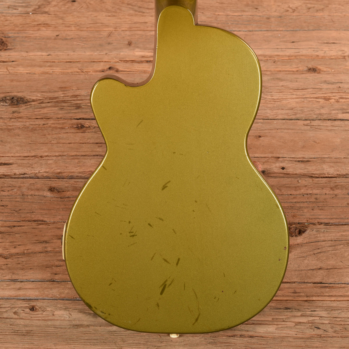 Kay K-136 Green Peanut Stratotone H-44  1950s Bass Guitars