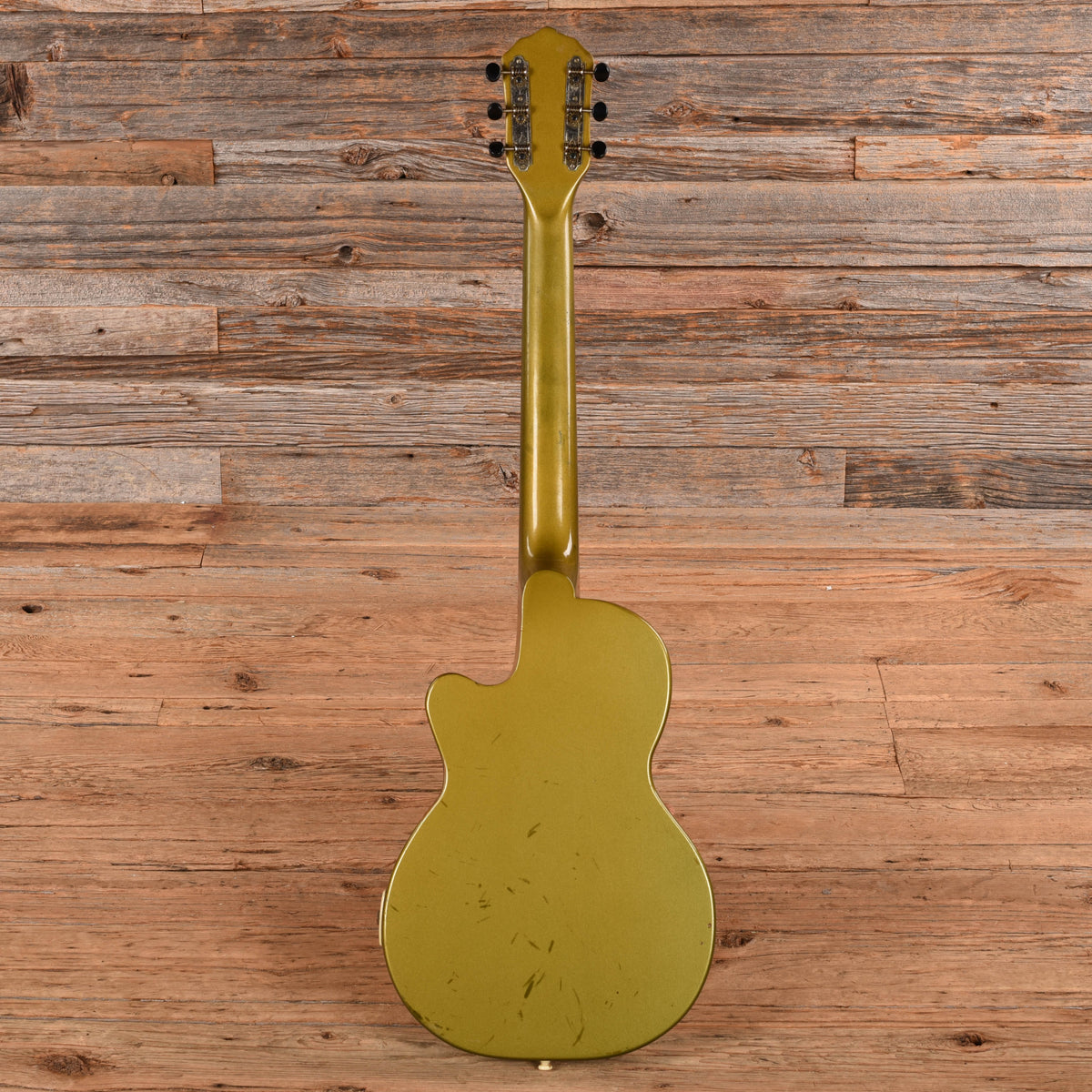 Kay K-136 Green Peanut Stratotone H-44  1950s Bass Guitars