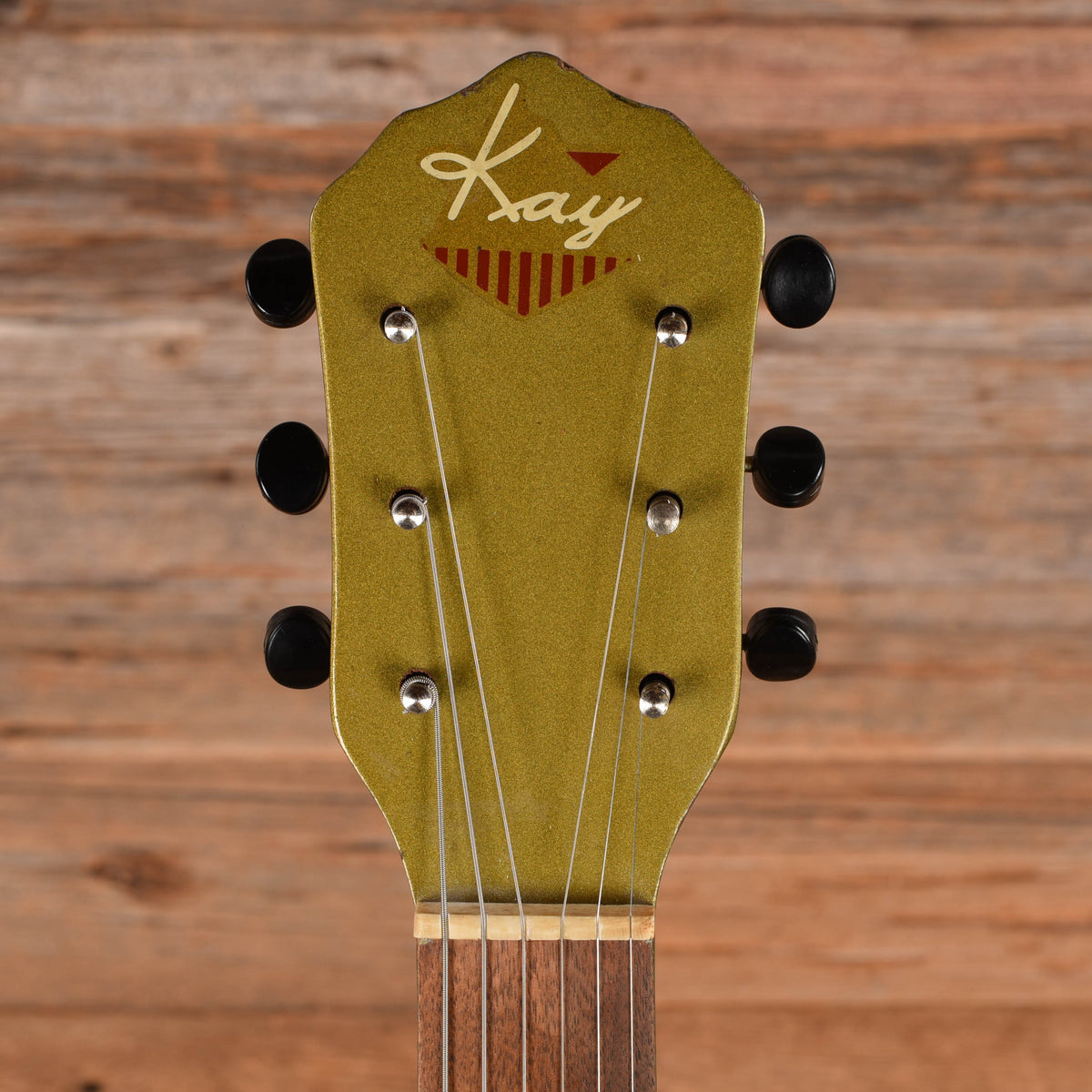 Kay K-136 Green Peanut Stratotone H-44  1950s Bass Guitars