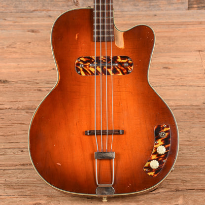 Kay K-162 Sunburst 1960s Bass Guitars
