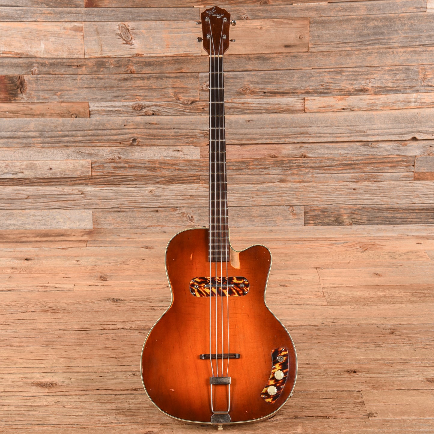 Kay K-162 Sunburst 1960s Bass Guitars