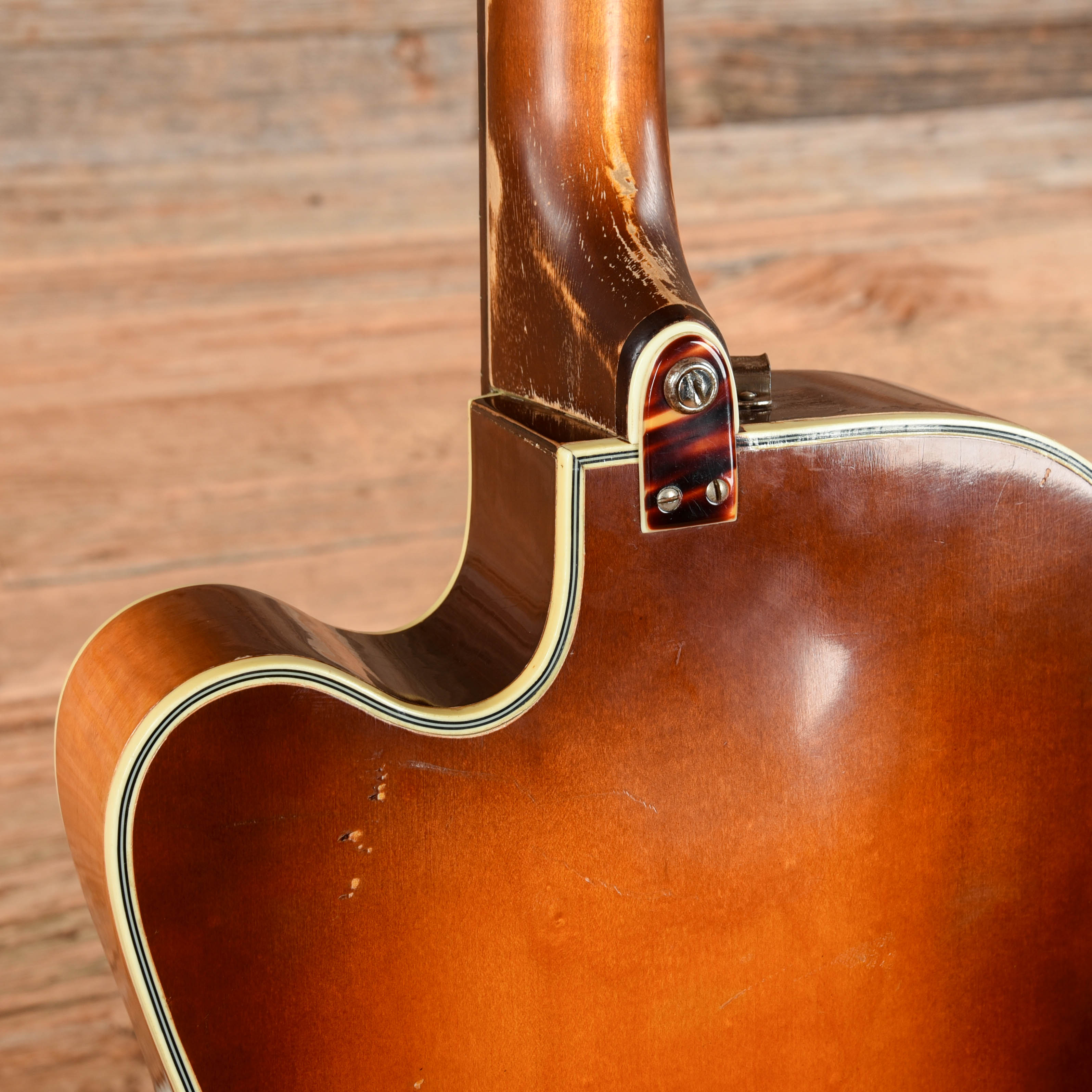 Kay Model K-162 Sunburst 1950s Bass Guitars