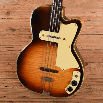 Kay Model K5965 Bass Sunburst 1953 Bass Guitars