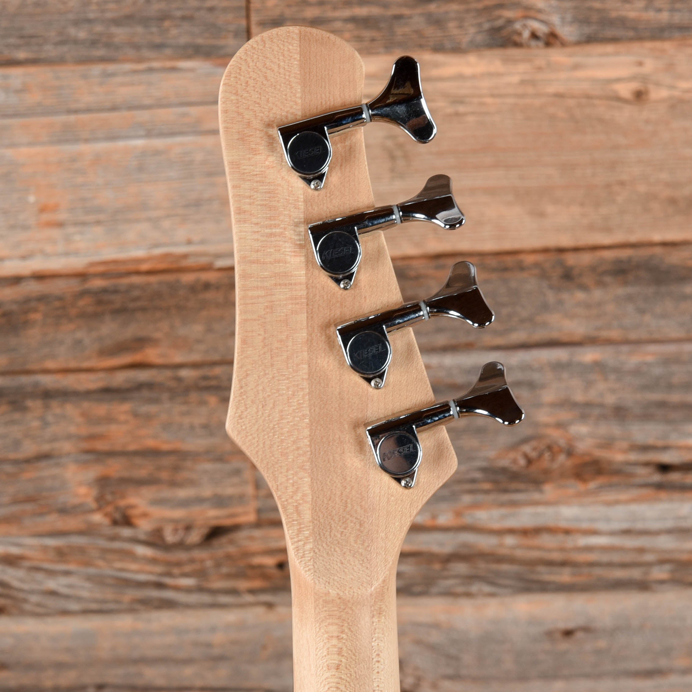 Kiesel JB4 White Bass Guitars / 4-String