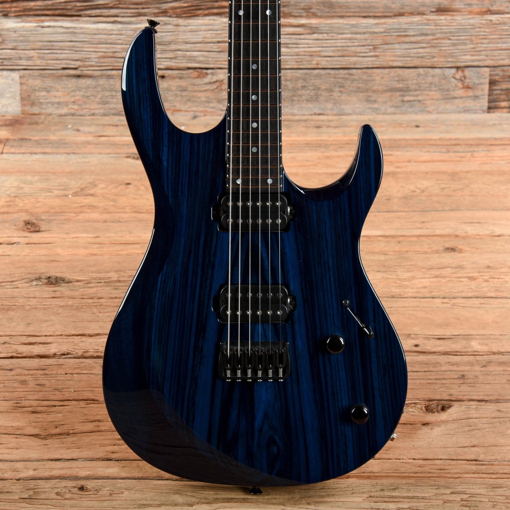 Kiesel Aries 6 Neck-Thru Blue Transparent 2020 Electric Guitars