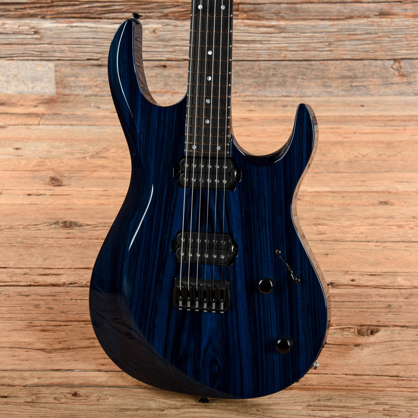 Kiesel Aries 6 Neck-Thru Blue Transparent 2020 Electric Guitars