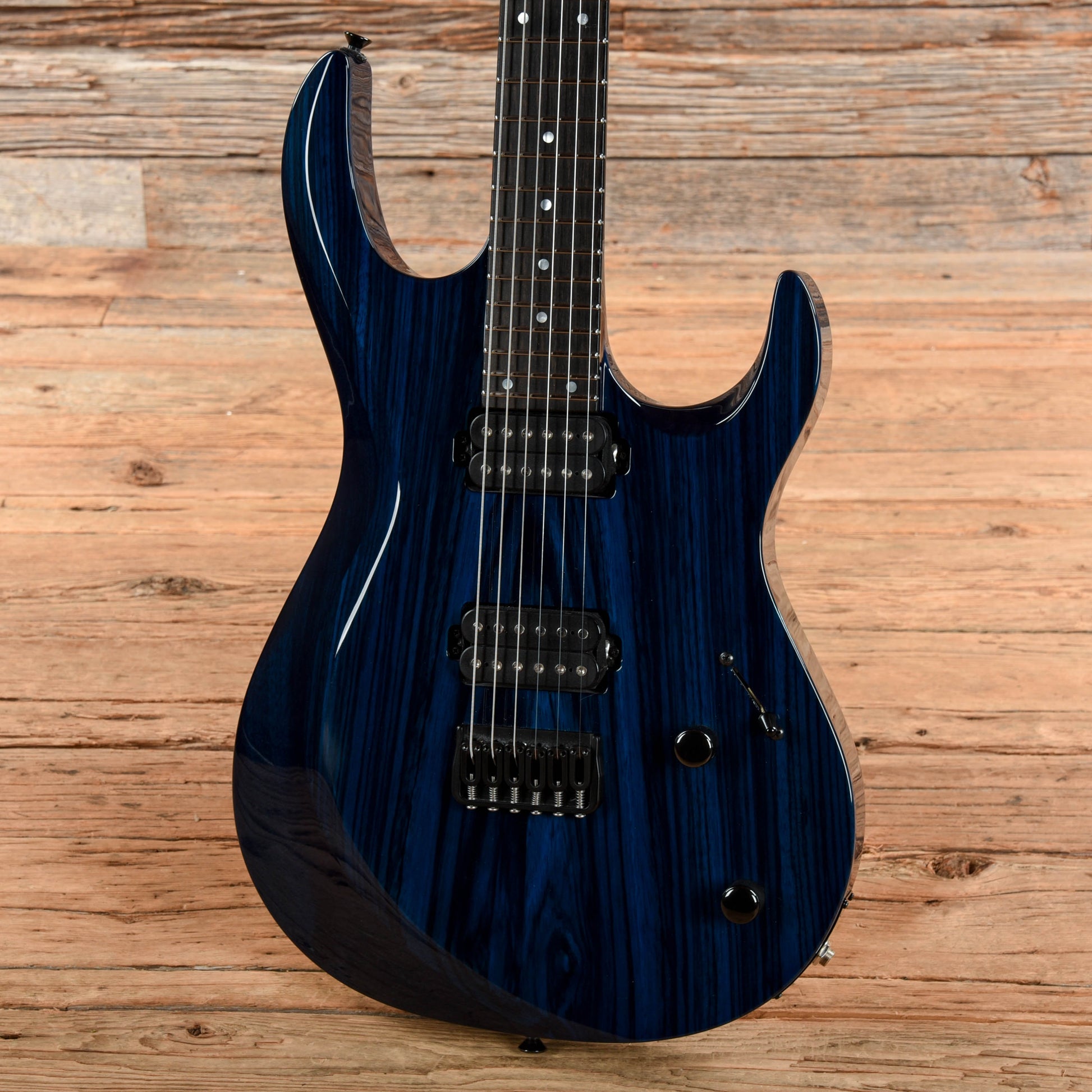 Kiesel Aries 6 Neck-Thru Blue Transparent 2020 Electric Guitars