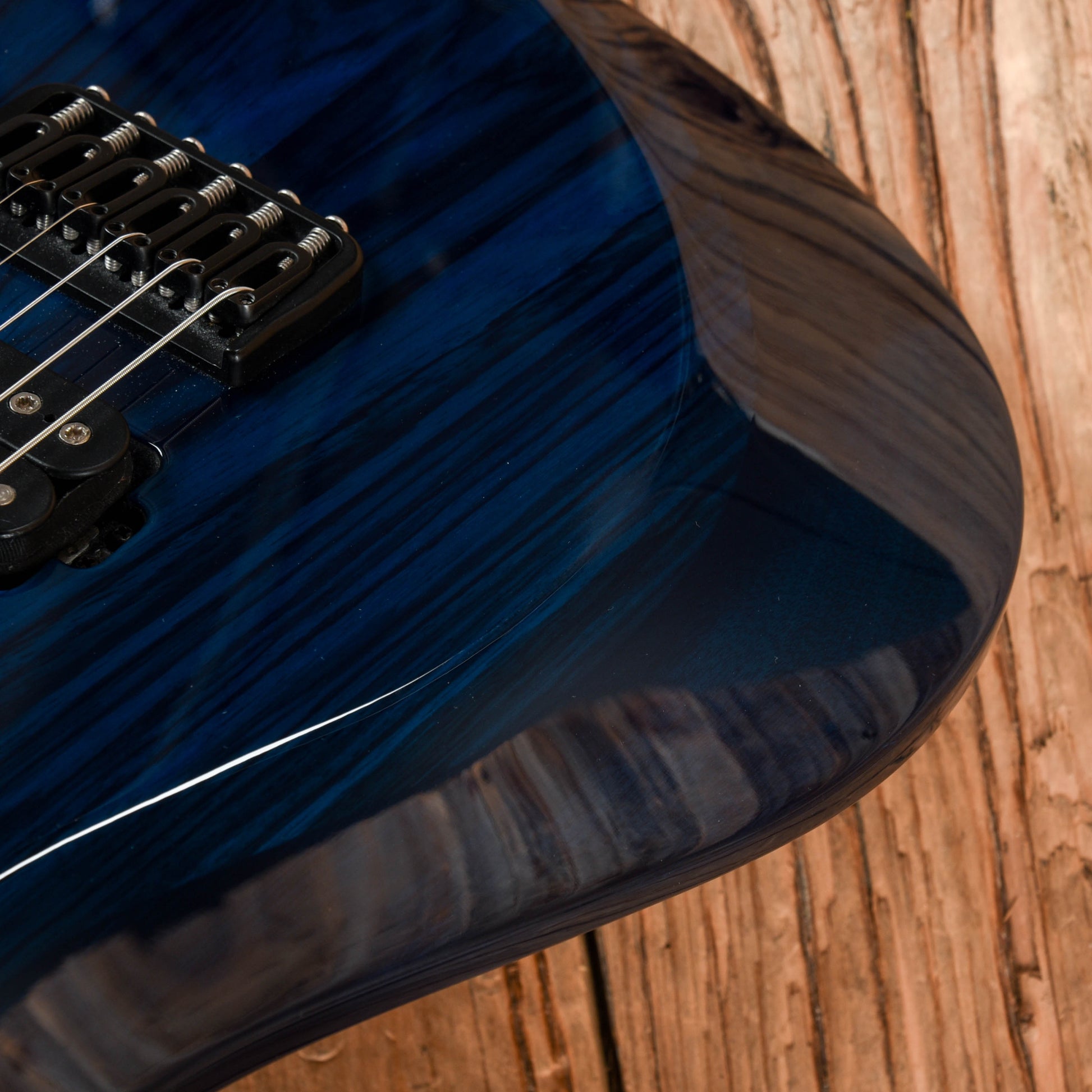 Kiesel Aries 6 Neck-Thru Blue Transparent 2020 Electric Guitars
