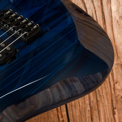 Kiesel Aries 6 Neck-Thru Blue Transparent 2020 Electric Guitars