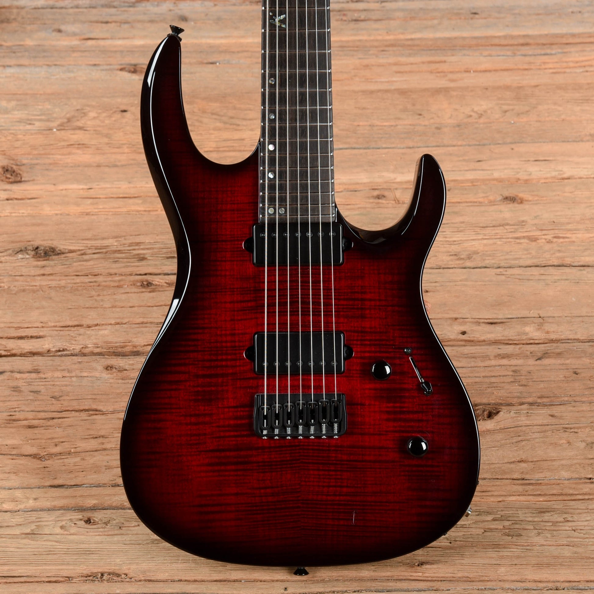 Kiesel DC7 Red Burst Electric Guitars